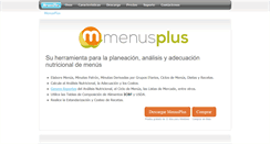 Desktop Screenshot of menusplus.net